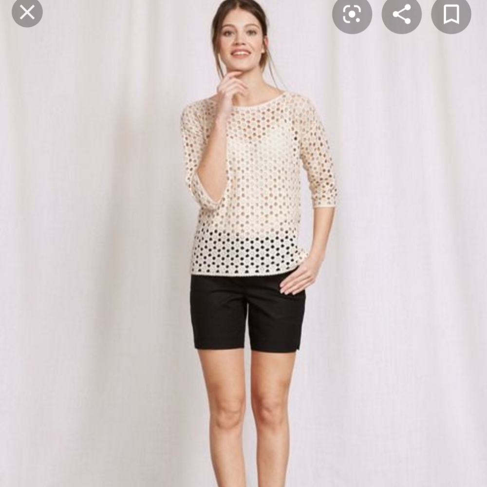 Boden crochet top